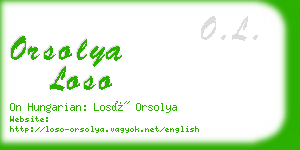 orsolya loso business card